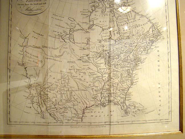 Thomas Kitchin's Map of North America published in 1787